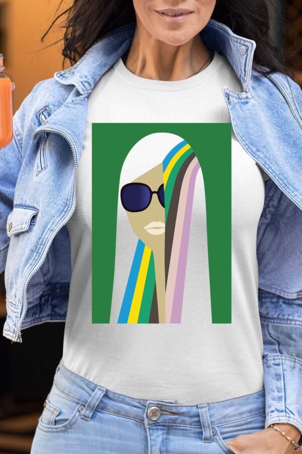 colorful hair V2025 - Tshirt Femme