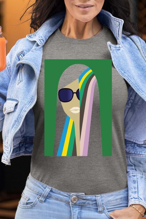 colorful hair V2025 - Tshirt Femme