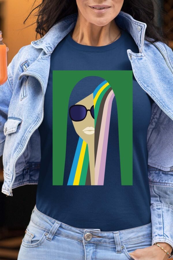 colorful hair V2025 - Tshirt Femme
