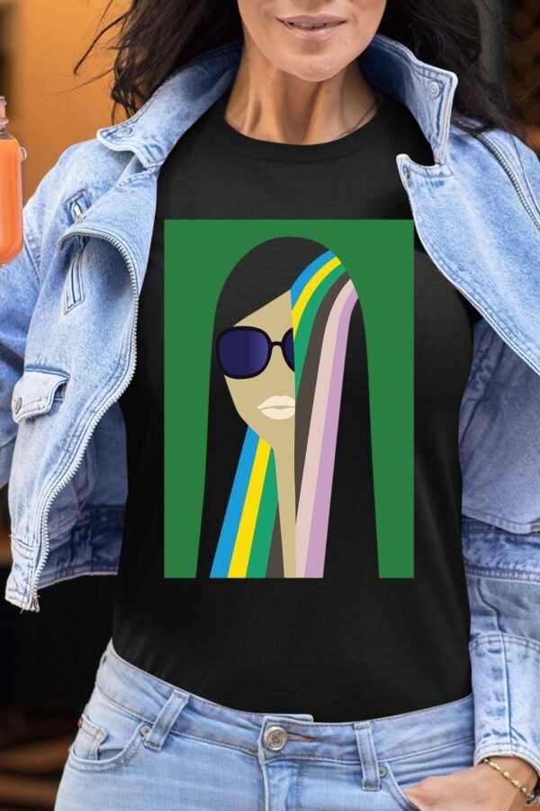 colorful hair V2025 - Tshirt Femme