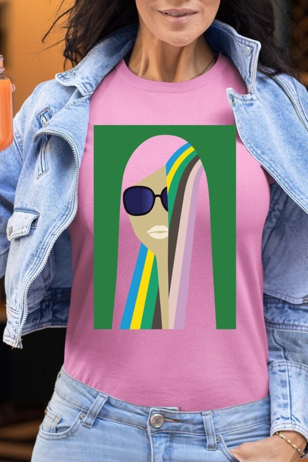 colorful hair V2025 - Tshirt Femme