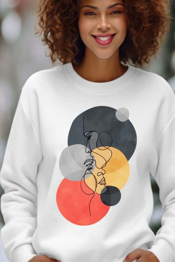 Sweat Col Rond Femme en Gros | colorful round head