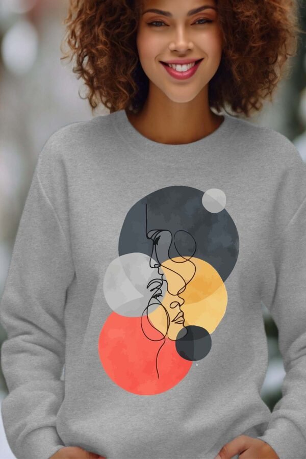 Sweat Col Rond Femme en Gros | colorful round head