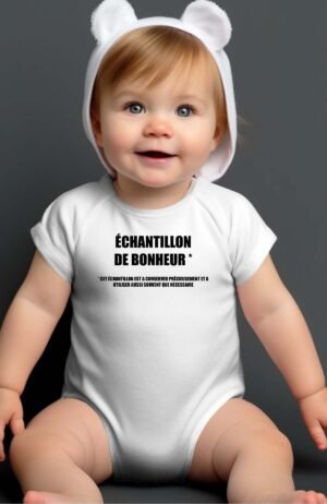 echantillon bonheur - Body Bébé Fille