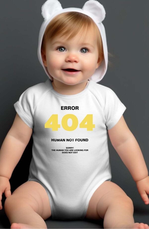 error 404 human - Body Bébé Garçon