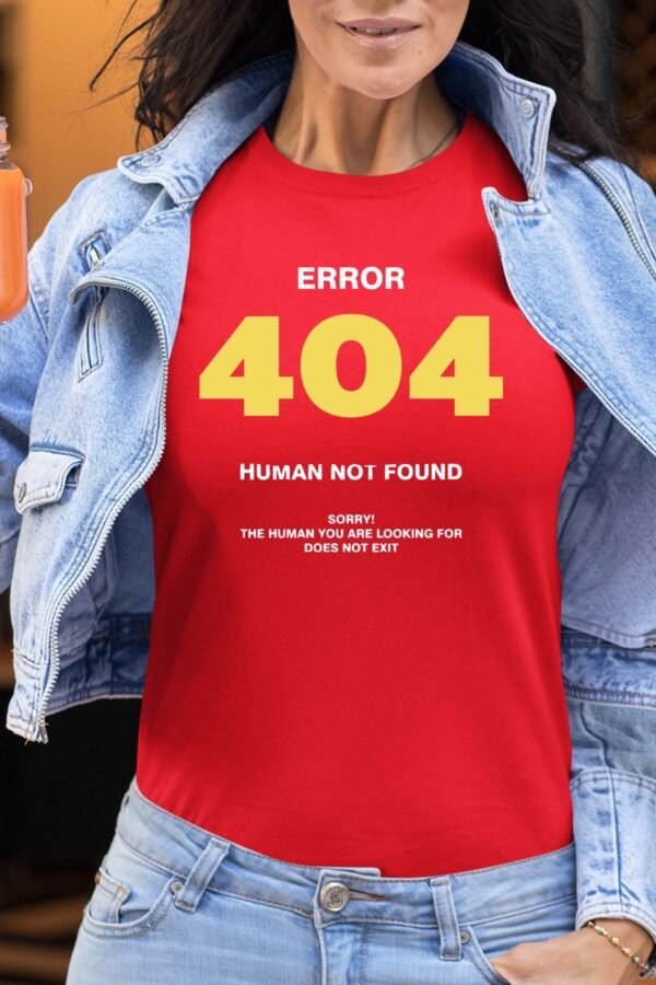 error 404 human - Tshirt Femme