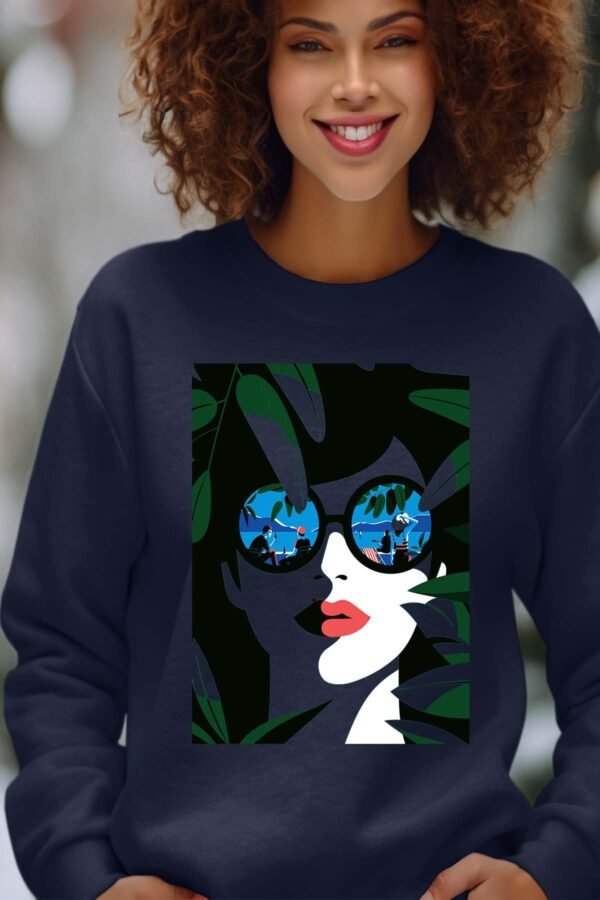 Sweat Col Rond Femme en Gros | girl green 25Vers
