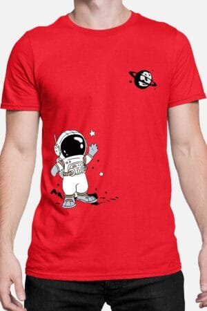 hello Space – Tshirt Homme – Rouge