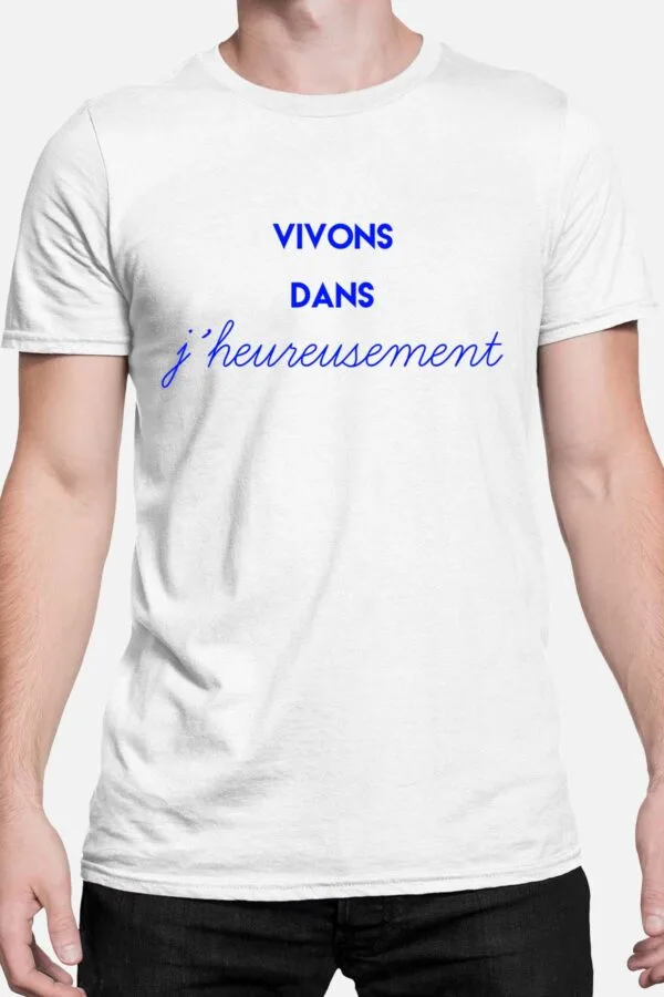 T-shirt Homme en Gros | j'heureusement