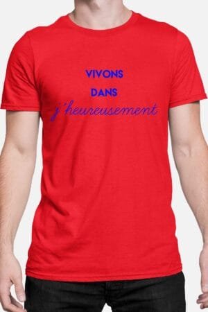T-shirt Homme en Gros | j'heureusement