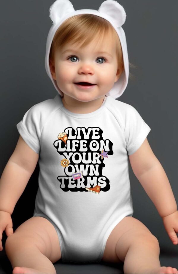 live life on your own terms - Bodysuit
Baby Girl