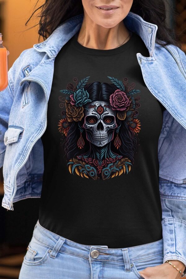 scheletro fiore - Tshirt Femme