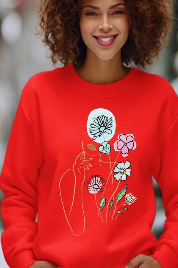 Sweat Col Rond Femme en Gros | silhouette girl