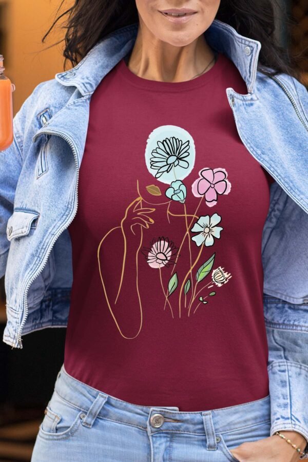 silhouette girl - Tshirt Femme