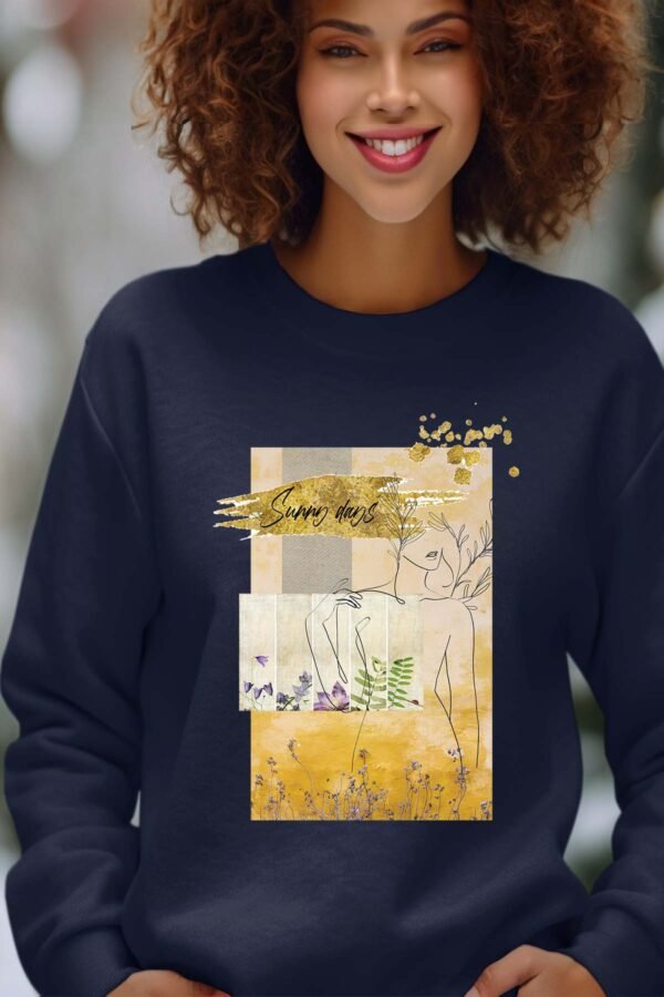 Sweat Col Rond Femme en Gros | sunny days