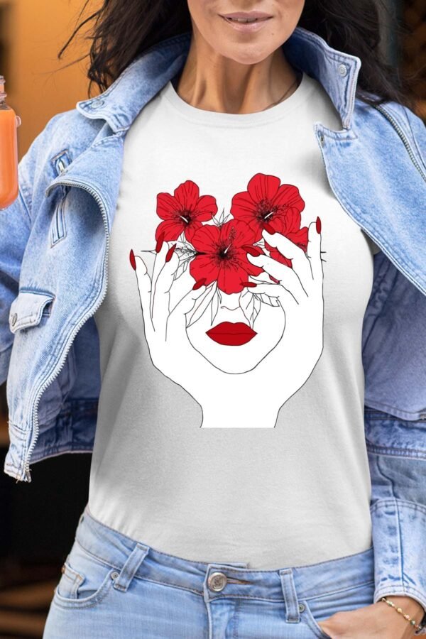 visage main line - Tshirt Femme
