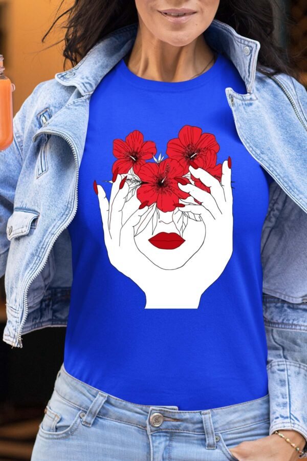 visage main line - Tshirt Femme