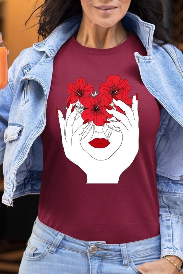 visage main line - Tshirt Femme