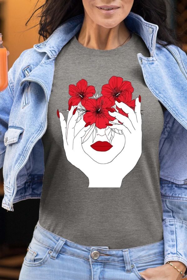 visage main line - Tshirt Femme