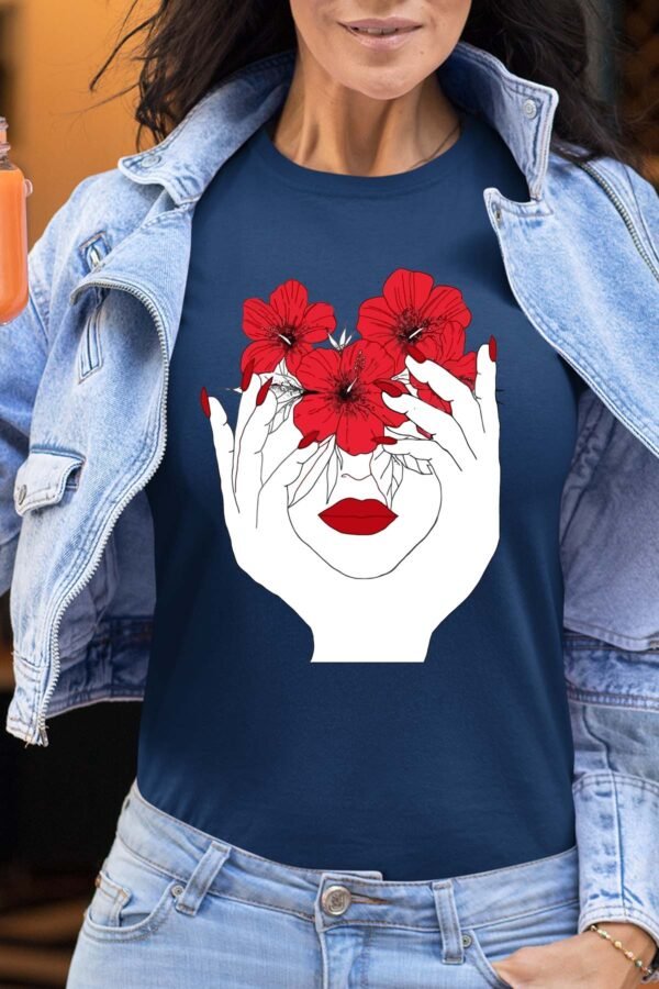visage main line - Tshirt Femme