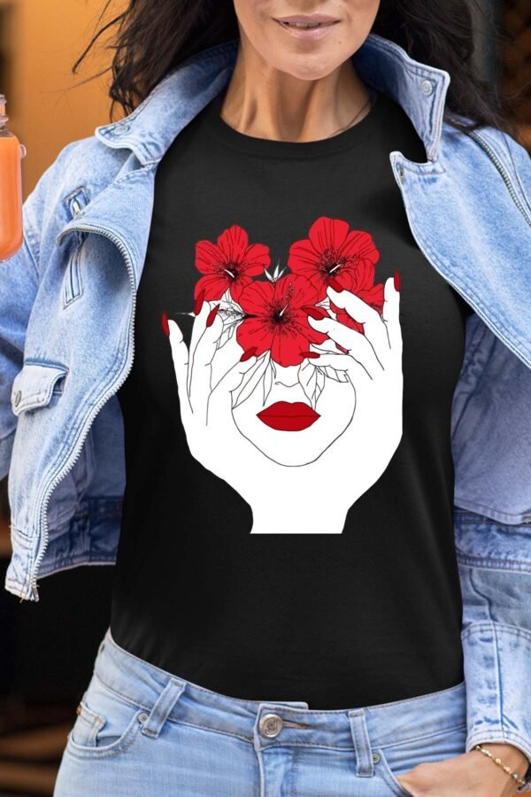 visage main line - Tshirt Femme