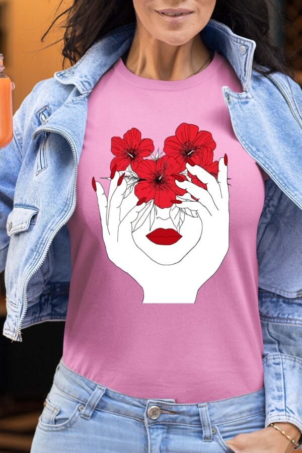 visage main line - Tshirt Femme