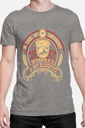 whiskey_blood – Tshirt Homme – Gris