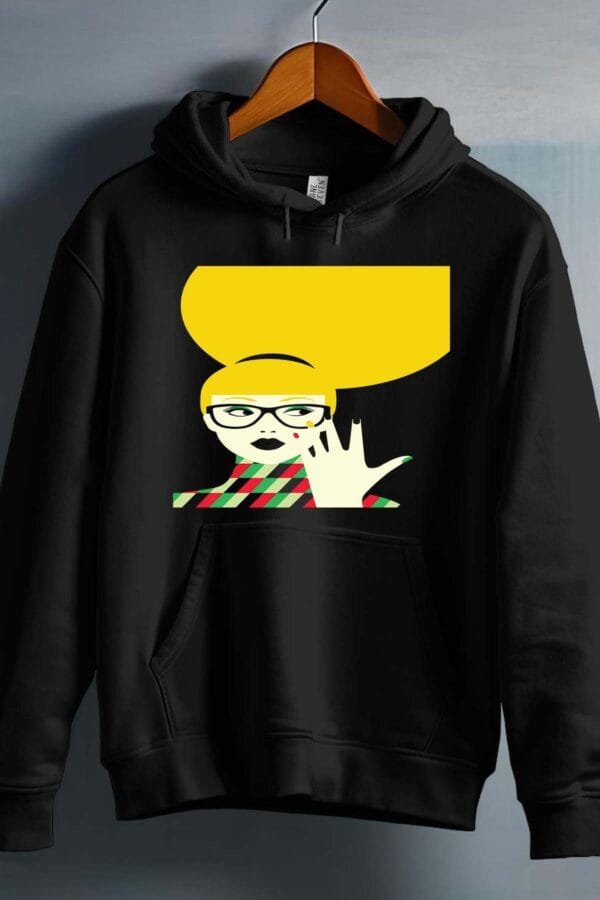 Sweat Capuche Fille en Gros | yellow hair Pat