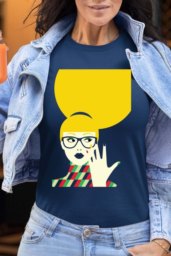 yellow hair Pat - Tshirt Femme