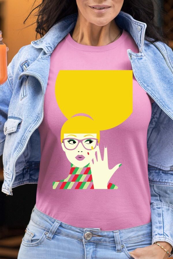 yellow hair Pat - Tshirt Femme
