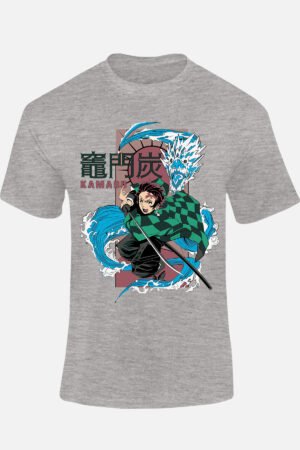 Dragon water Kamado – Tshirt – Gris