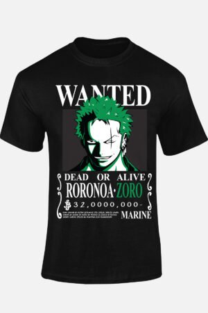 Wanted Roronoa - Tshirt