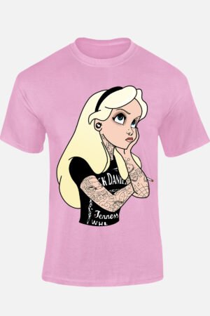 alice tatoué – Tshirt – Rose