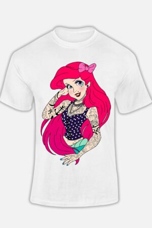 ariel tatoué – Tshirt – Blanc