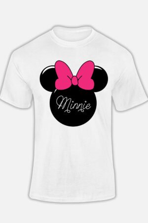 logo minnie – Tshirt – Blanc