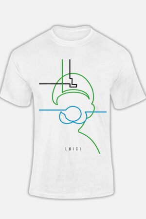 luigi light NOIR – Tshirt – Blanc