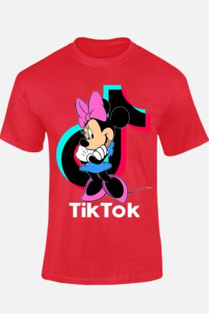 tiktok minnie M2 – Tshirt – Rouge