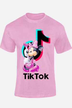 tiktok minnie M3 – Tshirt – Rose