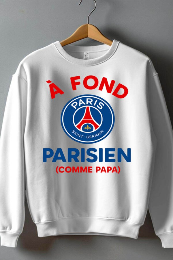 Sweat Col Rond Garçon en Gros | À Fond Parisien