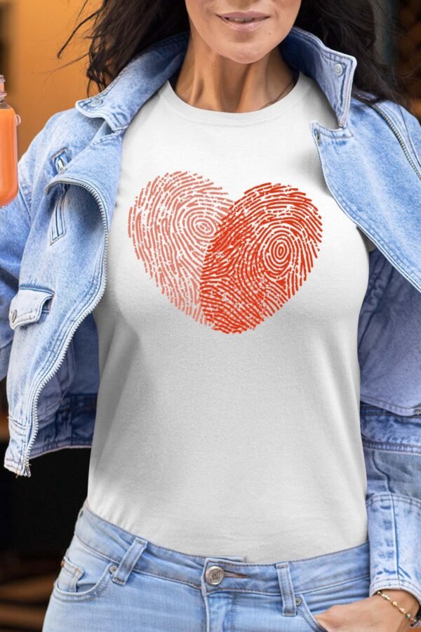 ADN Coeur  - Tshirt Femme