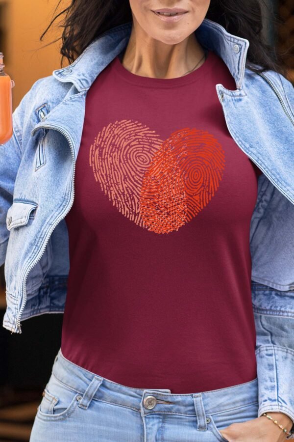 ADN Coeur  - Tshirt Femme