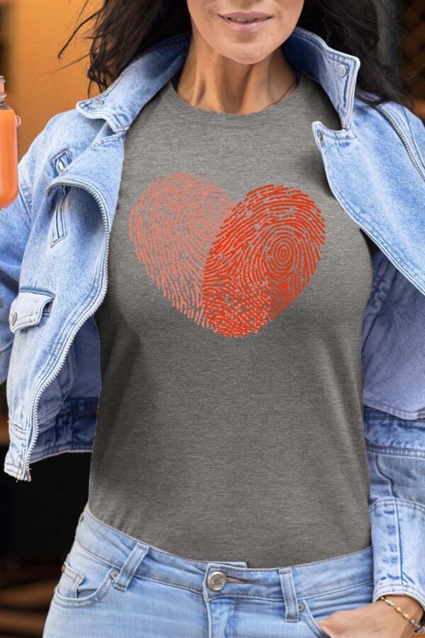 ADN Coeur  - Tshirt Femme