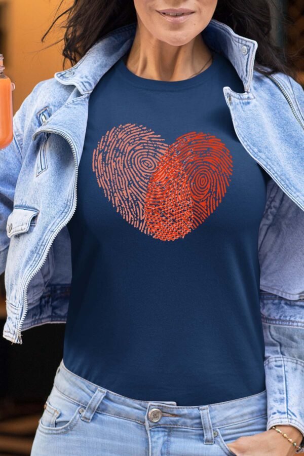 ADN Coeur  - Tshirt Femme