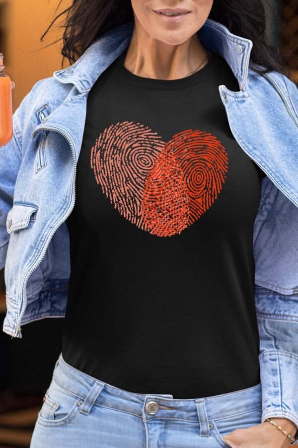 ADN Coeur  - Tshirt Femme