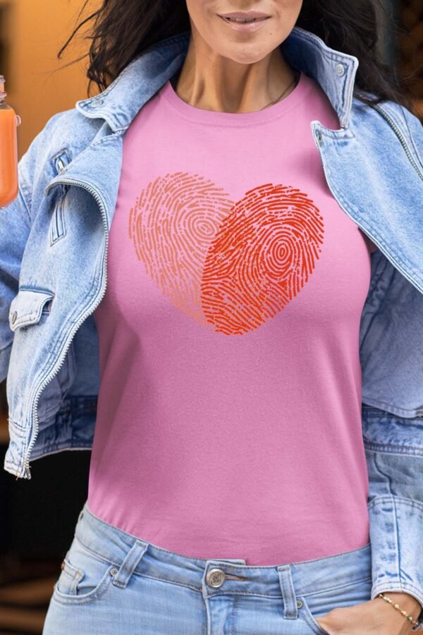 ADN Coeur  - Tshirt Femme