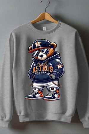 Sweat Col Rond Garçon en Gros | Astros bear