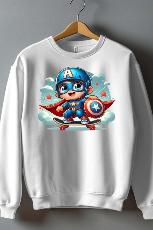 Sweat Col Rond Garçon en Gros | Baby Captain Skate