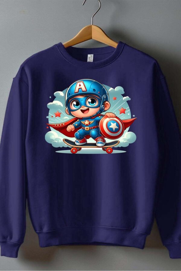Sweat Col Rond Garçon en Gros | Baby Captain Skate