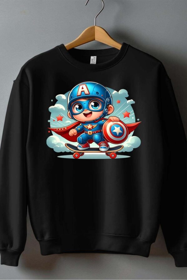 Sweat Col Rond Garçon en Gros | Baby Captain Skate