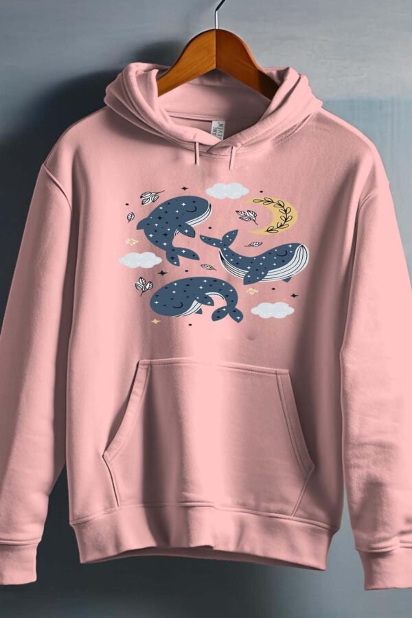 Sweat Capuche Fille en Gros | Baleine moon